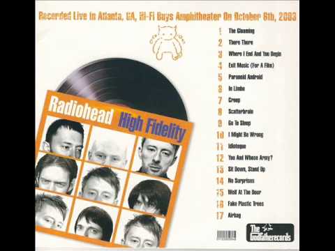 A still from the video: Radiohead High Fidelity - Full album - Recorded Live in Atlanta, CA on October 6th 2003