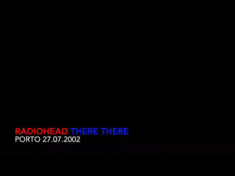 A still from the video: Radiohead live at Coliseu do Porto 27.07.2002