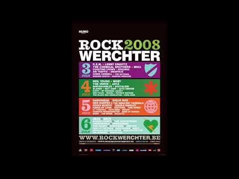 A still from the video: Radiohead - Werchter Festival 5th July 2008