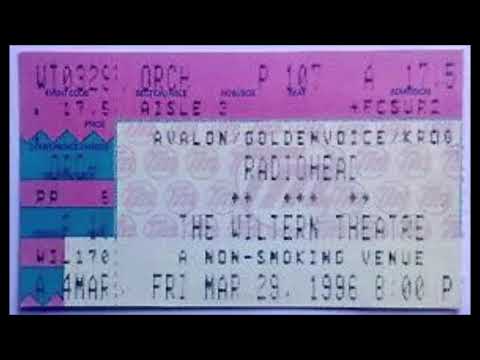 A still from the video: Radiohead - The Wiltern, Los Angeles 29th March 1996