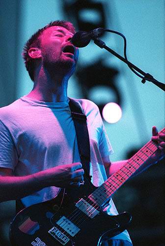 Radiohead live, Hutchinson Field, Chicago, USA, 1 August 2001 (photo 11 of 12)