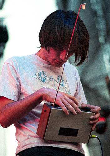 Radiohead live, Hutchinson Field, Chicago, USA, 1 August 2001 (photo 5 of 12)