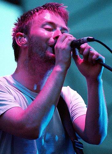 Radiohead live, Hutchinson Field, Chicago, USA, 1 August 2001 (photo 7 of 12)