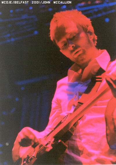 Radiohead live, Odyssey Arena, Belfast, Ireland, 14 September 2001 (photo 5 of 5)