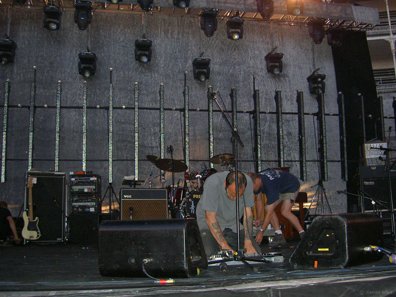 Radiohead live, Las Ventas, Madrid, Spain, 16 July 2003 (photo 11 of 81)