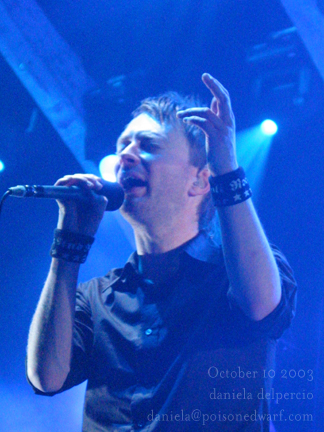 Radiohead live, Madison Square Garden, New York, USA, 10 October 2003 (photo 17 of 31)