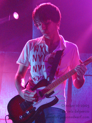 Radiohead live, Madison Square Garden, New York, USA, 10 October 2003 (photo 19 of 31)