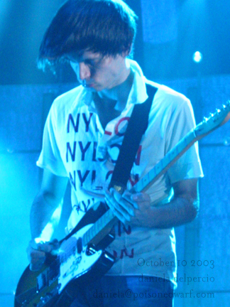 Radiohead live, Madison Square Garden, New York, USA, 10 October 2003 (photo 20 of 31)