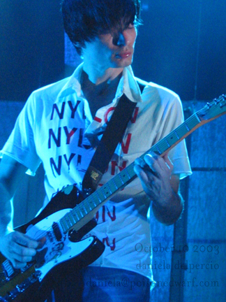 Radiohead live, Madison Square Garden, New York, USA, 10 October 2003 (photo 21 of 31)