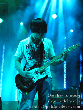 Radiohead live, Madison Square Garden, New York, USA, 10 October 2003 (photo 9 of 31)